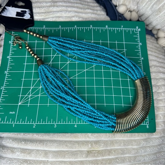 Catherine Stein Design Multiple strands turquoise beaded necklace - Picture 7 of 9